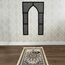 iwa concept Mihrab Wanddesign aus Holz, islamische Wandkunst, Gebetsraumdekoration, Einweihungsgeschenk für Muslime im Ramadan (XL)
