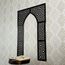 iwa concept Mihrab Wanddesign aus Holz, islamische Wandkunst, Gebetsraumdekoration, Einweihungsgeschenk für Muslime im Ramadan (XL)