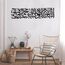NORTH KAISER Kalligraphie Metall Wandkunst | Islamische Wanddekoration | Religiöse Wandbehang Heimdekoration für Wohnzimmer Schlafzimmer Muslimisches Geschenk (117 x 39 cm)