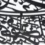 Tubibu %100 Islamische Wandkunst aus Metall, islamische Wanddekoration, Geschenk für Muslime, Ramadan-Geschenk, islamische Wanddekoration (schwarzer Ayatul Kursi) (schwarz, 116 x 90 cm)