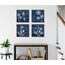 DJSYLIFE Pusteblumen-Wandkunst – weißer Löwenzahn, Badezimmerbilder, Wanddekoration, blau, rustikal, Heimdekoration, Bauernhaus-Thema, Leinwand-Kunstwerk, moderne Blume, Schlafzimmer, Wohnzimmer,
