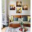 DJSYLIFE Weiße und goldene Wandkunst für Wohnzimmer, Leinwanddrucke, abstrakte Blumenbilder, Wanddekoration, modernes Schlafzimmer, Büro, Zuhause, Kunstwerk, Zubehör, 30,5 x 30,5 x 10,2 cm