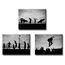 Surf-Wandkunst, Surfer-Leinwandbild, inspirierend, Strand-Volleyball, Skateboarder, Jumping Silhouette, gerahmt, Poster für Teenager, Jungen, 30.5 x 40.6 x 3 Paneele, fertig zum Aufhängen