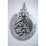 Tubibu Islamische Wandkunst aus Metall, islamische Wanddekoration, Geschenk für Muslime, Ramadan-Geschenk, islamische Wanddekoration (Ayatul Kursi) (2-Color, X-Large, Ungerahmt)
