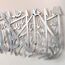 iwa concept Metal First Kalima La ilaha illallah Mohammad Rasulallah Islamische Wandkunst | Islamische Ramadan-Wanddekorationen | arabische Kalligraphie | Koran-Wandkunst (Silber)