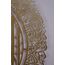 Tubibu Islamische Wandkunst aus Metall, islamische Wanddekoration, Geschenk für Muslime, Ramadan-Geschenk, islamische Wanddekoration (Ayatul Kursi) (Gold, Large, Ungerahmt)