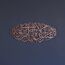 IWA CONCEPT Salawat islamische Metall-Wandkunst, As Salatu Was Salamu Alaika Ya Rasool Allah, islamische Dekoration, islamisches Geschenk, Durood Darood, Ramadan, Eid Decor (99 x 42 cm), Kupfer)