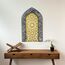 iwa concept Ayatul Kursi Mihrab Kuppeldesign, islamische Wandkunst, arabische Kalligraphie, Gebetsraumdekoration, Einweihungsgeschenk für Muslime im Ramadan (groß, in Gold Out Black)