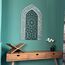 iwa concept Ayatul Kursi Mihrab Kuppeldesign, islamische Wandkunst, arabische Kalligraphie, Gebetsraumdekoration, Einweihungsgeschenk für Muslime im Ramadan (groß, in verdunkeltem Silber)