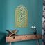 iwa concept Ayatul Kursi Mihrab Kuppeldesign, islamische Wandkunst, arabische Kalligraphie, Gebetsraumdekoration, Einweihungsgeschenk für Muslime im Ramadan (groß, Gold)