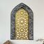 iwa concept Ayatul Kursi Mihrab Kuppeldesign, islamische Wandkunst, arabische Kalligraphie, Gebetsraumdekoration, Einweihungsgeschenk für Muslime im Ramadan (groß, in Gold Out Black)