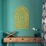 iwa concept Ayatul Kursi Mihrab Kuppeldesign, islamische Wandkunst, arabische Kalligraphie, Gebetsraumdekoration, Einweihungsgeschenk für Muslime im Ramadan (groß, Gold)