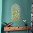 iwa concept Ayatul Kursi Mihrab Kuppeldesign, islamische Wandkunst, arabische Kalligraphie, Gebetsraumdekoration, Einweihungsgeschenk für Muslime im Ramadan (Medium, in Gold Out Silver)