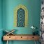 iwa concept Ayatul Kursi Mihrab Kuppeldesign, islamische Wandkunst, arabische Kalligraphie, Gebetsraumdekoration, Einweihungsgeschenk für Muslime im Ramadan (Medium, in Gold verdunkelt)