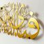 IWA CONCEPT Metal Surah Rahman Islamische Wandkunst | Islamische Ramadan-Wanddekorationen | muslimische Einweihungsgeschenk | Arabische Kalligraphie | Koran Wandkunst (Gold, Medium 68,8 x 19,8 cm)