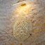 IWA CONCEPT Glänzendes Metall Ayatul Kursi islamische Wandkunst | Ramadan Dekorationen | Surah Al Baqarah | Kalligraphie | Koran-Wandkunst | (87,1 x 67,1 cm, 87 x 67 cm, glänzendes Gold)