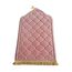 Baoblaze Traditioneller muslimischer Gebetsteppich Weich, Traditional Muslim Prayer Rug, Gebet Teppich Matte Faltbar, Carpet Soft Ramadan, Muslim Prayer Rug Carpet für Kinder Frauen Männer, ROSA