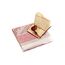 ihvan online TAFT Stoff muslimischen Gebetsteppich & Samtbezogene Yaseen Sura Bag-Größe Book & Kristallgebetskette Set mit Kraft Boxed Perfect islamischen Ramadan Eid Geschenke, Red