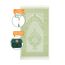 Prien Muslimischer Gebetsteppich Mit Gebetsperlen Für Frauen Männer, Geschenke Bayram, Ramadan, Teppich Beten Islam, Gebetsteppich Set, Islamische Gebetsmatte, Seccade Namaz, Muslim Mat (Smaragd)