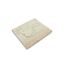 ihvan online Muslimischer Gebetsteppich und Perlen mit eleganter Tragbar Stoff Tasche, Janamaz, Sajjadah, Weiche islamischen Gebetsteppich, Islamische Geschenke, Gebet Teppich Matte, Taft Stoff, Ecru