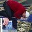 Pray Tragbarer Gebetsteppich Mit Kompass - Reisematte im Einfachen Stil für Familienreisen - Eid-Geschenke für Männer, Frauen (Blau)