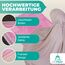 MYPRAY - Gebetsteppich - dick - 3er Set Seccade - mit Tesbih und Tasche (rosa)