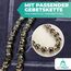 MYPRAY - Gebetsteppich - dick - 3er Set Seccade - mit Tesbih und Tasche (kaltgrau)