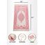 Miss Tesettür Muslimischer Gebetsteppich mit Gebetskette, Janamaz, Sajjadah, Weiche islamischen Gebetsteppich, Islamische Geschenke, Gebet Teppich Matte, Chenillegewebe, Fuchsia