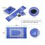 Anlising Tragbare Gebetsmatte mit Kompass, tragbare Polyester-Gebetsteppich für Ramadan-Geschenke (60 × 100 cm), 4 Stück
