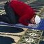 Anlising Tragbare Gebetsmatte mit Kompass, tragbare Polyester-Gebetsteppich für Ramadan-Geschenke (60 × 100 cm), 4 Stück
