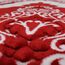 Modefa Orthopädischer Gebetsteppich | Gepolstertes Schaumstoffkissen Janamaz Sajjada | 2,5 cm dicker, weicher Samt-Islamischer Namaz-Sajadah-Teppich (Reich Red)