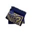 Gebetsteppich im türkischen / osmanischen Stil, inkl. Gebetsperlen, Tasbei, weiches Wildleder, orientalisches Muster, Janamaz Sajadah, Geschenk, 110 x 66 cm, Blau