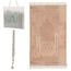 MYPRAY - Gebetsteppich - dick - 3er Set Seccade - mit Tesbih und Tasche (beige)