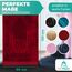 MYPRAY - Gebetsteppich - dick - 3er Set Seccade - mit Tesbih und Tasche (rubinrot)