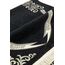 Lux Janamaz mit Schwert des Imam Ali Zulfiqar | Sajadah | Weicher islamischer Gebetsteppich | Islamische Geschenke | Chenille Gebetsteppich Schwarz