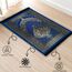 Kapobia Muslimische Gebetsteppich Gebetskette Kufi Hut für Männer und Frauen 100% atmungsaktiv schwarz Schädel Beanie Traditionelle Desing Gebetsteppich Eid Ramadan Geschenke Islamisches Set Salah