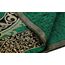 Imani Aksa Geschenkbox -Muslimische Islamicher Geschenke mit Gebetsteppich, Misvak und Gebetskette- Seccade- Gebetsteppich-Prayer Rug- Sajadah- Islamischen-Namaz- Janamaz- Islam (Grün)