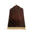 Baoblaze Traditioneller muslimischer Gebetsteppich Weich, Traditional Muslim Prayer Rug, Gebet Teppich Matte Faltbar, Muslim Prayer Rug Carpet für Kinder Frauen Männer, Dunkelbraun