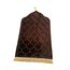 Baoblaze Traditioneller muslimischer Gebetsteppich Weich, Traditional Muslim Prayer Rug, Gebet Teppich Matte Faltbar, Muslim Prayer Rug Carpet für Kinder Frauen Männer, Dunkelbraun