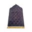 Baoblaze Traditioneller muslimischer Gebetsteppich Weich, Traditional Muslim Prayer Rug, Gebet Teppich Matte Faltbar, Muslim Prayer Rug Carpet für Kinder Frauen Männer, Grau Violett