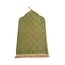 Baoblaze Traditioneller muslimischer Gebetsteppich Weich, Traditional Muslim Prayer Rug, Gebet Teppich Matte Faltbar, Carpet Soft Ramadan, Muslim Prayer Rug Carpet für Kinder Frauen Männer, GRÜN