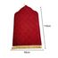 Baoblaze Traditioneller muslimischer Gebetsteppich Weich, Traditional Muslim Prayer Rug, Gebet Teppich Matte Faltbar, Muslim Prayer Rug Carpet für Kinder Frauen Männer, Rot