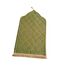 Baoblaze Traditioneller muslimischer Gebetsteppich Weich, Traditional Muslim Prayer Rug, Gebet Teppich Matte Faltbar, Carpet Soft Ramadan, Muslim Prayer Rug Carpet für Kinder Frauen Männer, GRÜN