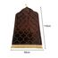 Baoblaze Traditioneller muslimischer Gebetsteppich Weich, Traditional Muslim Prayer Rug, Gebet Teppich Matte Faltbar, Muslim Prayer Rug Carpet für Kinder Frauen Männer, Dunkelbraun