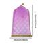 Baoblaze Traditioneller Muslimischer Gebetsteppich, Muslim Prayer Rug Weich, Gebet Teppich Matte Faltbar für Eid, Reisen, Floormat Flanell Teppich Verdickte, Ramadan-Geschenk für Kinder Männer Frauen