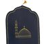 Baoblaze Traditioneller muslimischer Gebetsteppich Weich, Traditional Muslim Prayer Rug, Gebet Teppich Matte, Carpet Soft Ramadan, Muslim Prayer Rug Carpet für Kinder Frauen Männer, Dunkelblau 2