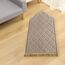 Baoblaze Traditioneller muslimischer Gebetsteppich Weich, Traditional Muslim Prayer Rug, Gebet Teppich Matte Faltbar, Carpet Soft Ramadan, Muslim Prayer Rug Carpet für Kinder Frauen Männer, beige gelb