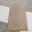 Baoblaze Traditioneller muslimischer Gebetsteppich Weich, Traditional Muslim Prayer Rug, Gebet Teppich Matte Faltbar, Carpet Soft Ramadan, Muslim Prayer Rug Carpet für Kinder Frauen Männer, beige gelb