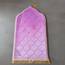 Baoblaze Traditioneller Muslimischer Gebetsteppich, Muslim Prayer Rug Weich, Gebet Teppich Matte Faltbar für Eid, Reisen, Floormat Flanell Teppich Verdickte, Ramadan-Geschenk für Kinder Männer Frauen