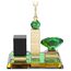 Pssopp Muslimisches Handwerksmodell Muslimische Kaaba Glockenturm Modell Islamische Tischuhr Islamische Architektur Kunsthandwerk Souvenirs Home Desktop Decor